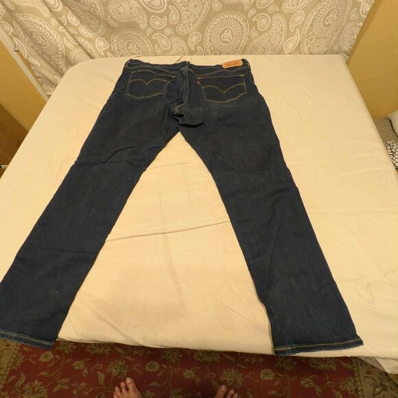 Levi's 311 Shaping Skinny Jeans  Womens 30x30 Dark Wash Blue Pullon Denim - EUC - Picture 9 of 13